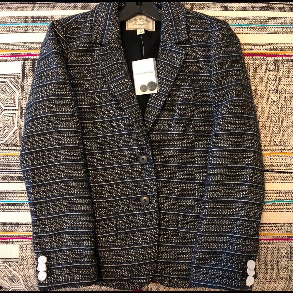 Lucky Brand Navy Blazer